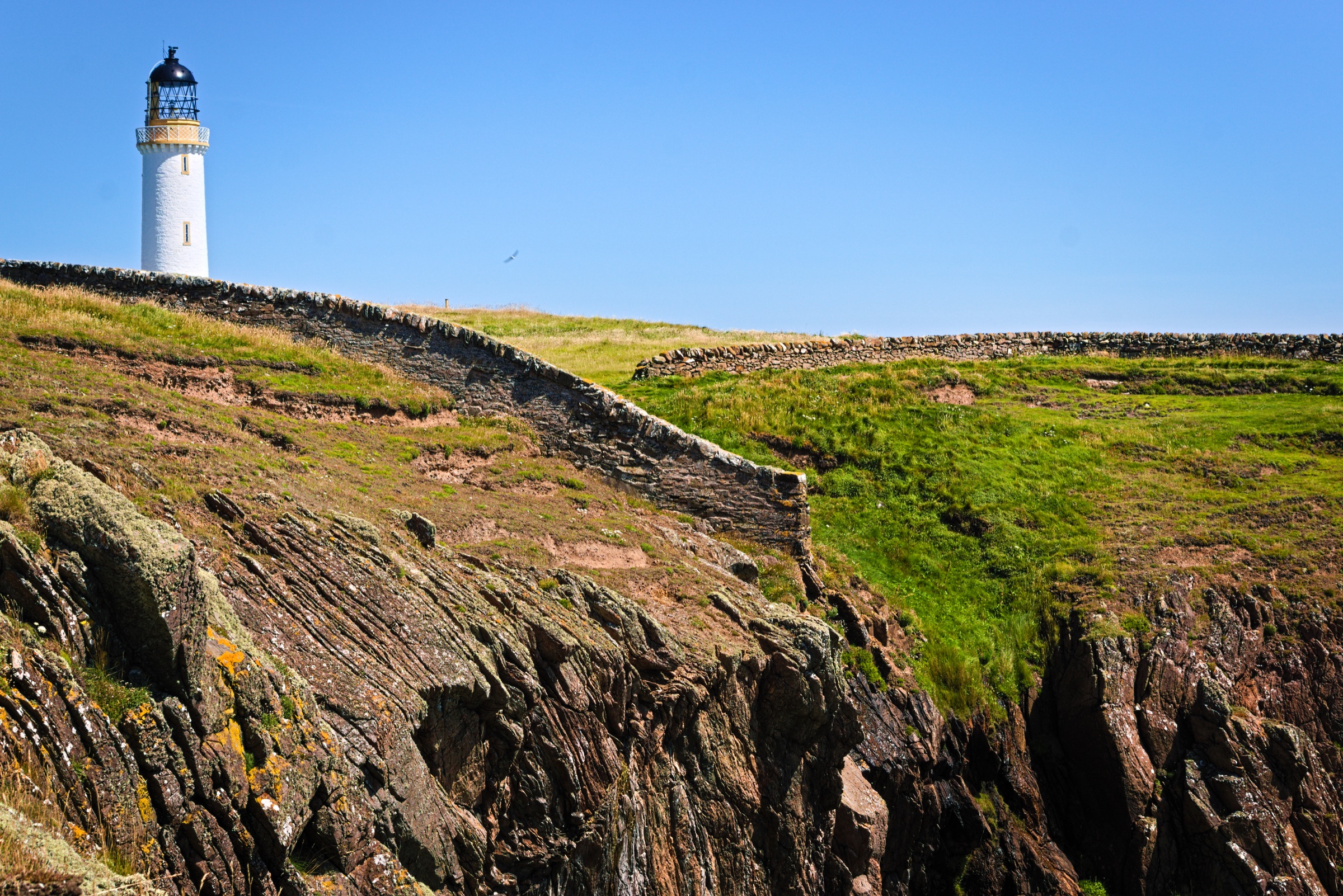 Mull of Galloway Lighthouse on the Scottish headland.